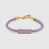 Gucci Bracelet With Enamel  In Purple