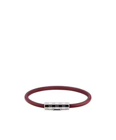 Gucci Bracelet With Gg Detail In Red