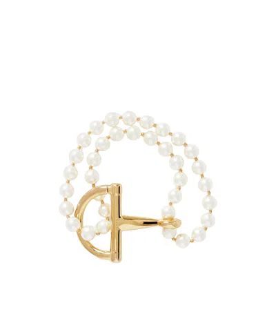 Gucci Bracelet With Stirrup In White