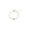 Gucci Chain Bracelet With Metallic Pearls In Gold
