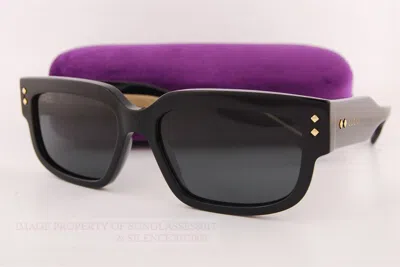 Pre-owned Gucci Brand  Sunglasses Gg 1218/s 001 Black/dark Grey For Men In Green