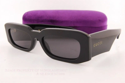 Pre-owned Gucci Brand  Sunglasses Gg 1426/s 001 Black/dark Grey For Men Women In Gray