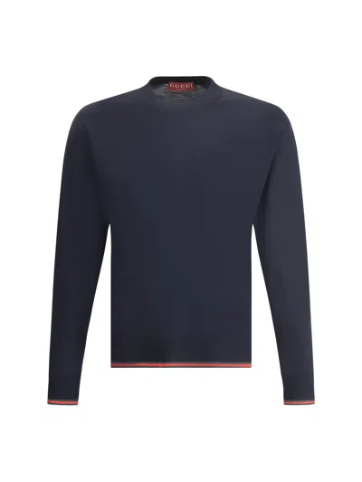 Gucci Web Knit In Black