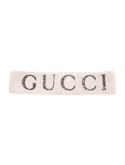 Pre-owned Gucci Branded Headband In Neutrals