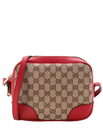 Pre-owned Gucci Bree Disco Crossbody Bag Gg With Mini (authentic Pre-loved)