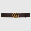 Gucci Gg Marmont Wide Belt In Brown
