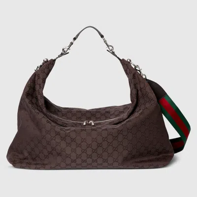 Gucci Brera Large Crossbody Bag In Brown