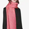 Gucci Bright Pink Wool Blend Scarf With Metallic Gold Ssima In Bright Pink