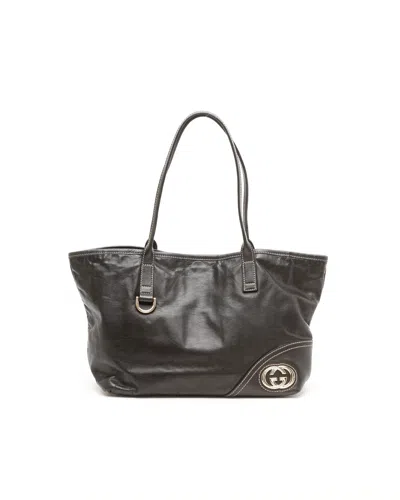 Gucci Britt Tote Bag In Black
