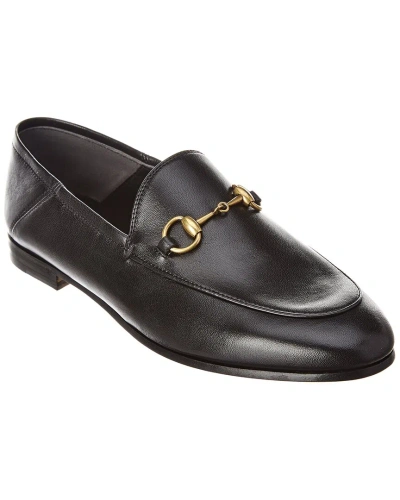 Gucci Brixton Horsebit Leather Loafer In Black