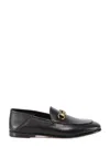 Gucci Black Brixton Horsebit Leather Loafers In 1000