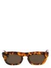 Gucci Modern Rectangular Frame Sunglasses In Multi