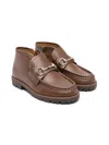 Gucci Horsebit Leather Boot In Brown