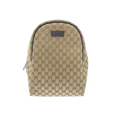 Pre-owned Gucci Brown Backpack ()