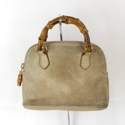 Pre-owned Gucci Brown Bamboo Shoulder Bag ()