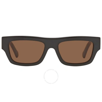 Gucci Brown Browline Men's Sunglasses Gg1301s 004 55 In Black / Brown