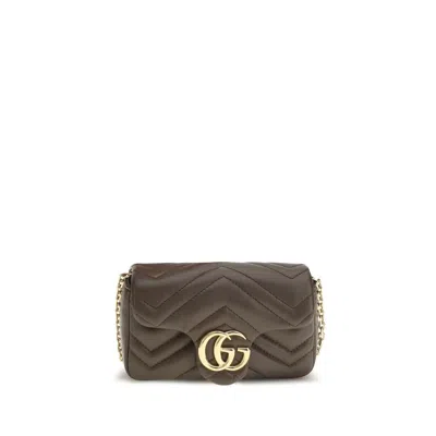 Gucci Brown Calf Leather Bos Taurus Handbag