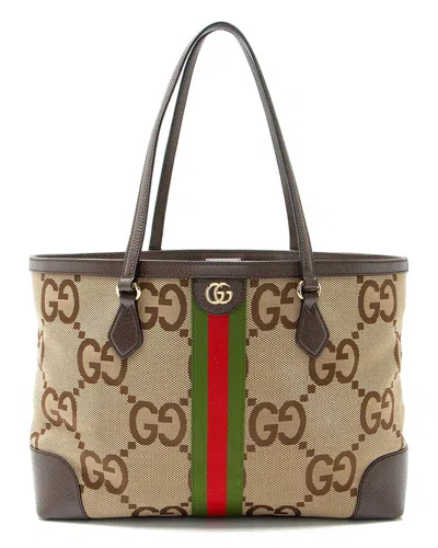 Gucci Brown Canvas In Multi