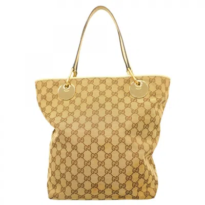 Pre-owned Gucci Brown Canvas Tote Bag ()