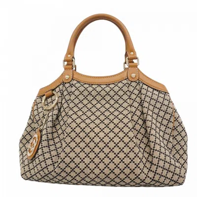 Pre-owned Gucci Brown Canvas Tote Bag ()
