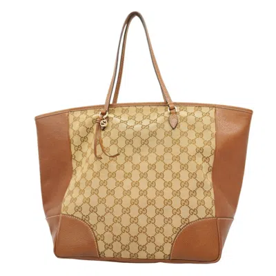 Pre-owned Gucci Brown Canvas Tote Bag ()