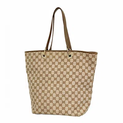 Pre-owned Gucci Brown Canvas Tote Bag ()