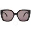 Gucci Brown Cat Eye Ladies Sunglasses Gg1300s 002 55 In Brown