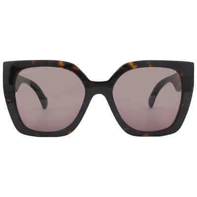 Pre-owned Gucci Brown Cat Eye Ladies Sunglasses Gg1300s 002 55 Gg1300s 002 55
