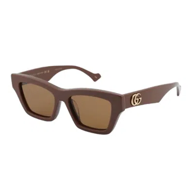 Gucci Brown Cat Eye Ladies Sunglasses Gg1753s 055 53