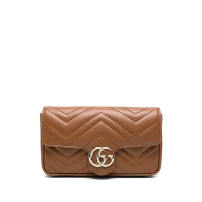 Gucci Brown Clutch Bags Women