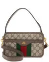 Gucci Brown Coated Canvas, Leather & Nylon Ophidia Dual Crossbody (authentic  Pre-loved)