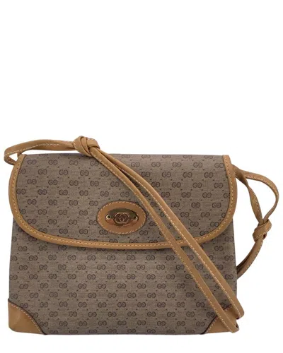 Gucci Brown Cotton Ophidia Shoulder Bag (authentic Pre-loved)