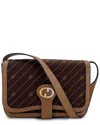 Gucci Brown Cotton Shoulder Bag (authentic Pre-loved)