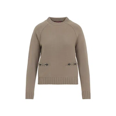 Gucci Brown Crew Neck Sweater