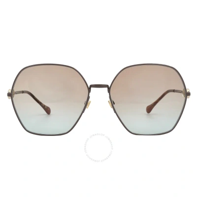 Gucci Brown Geometric Ladies Sunglasses Gg1335s 004 62