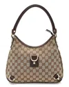 Gucci Brown Gg Canvas Abbey Medium Hobo (authentic Pre-loved)