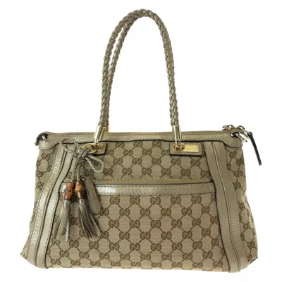 Pre-owned Gucci Brown Gg Canvas Handbag Tote Bag ()