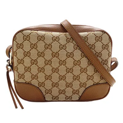 Pre-owned Gucci Brown Gg Canvas Shoulder Bag ()