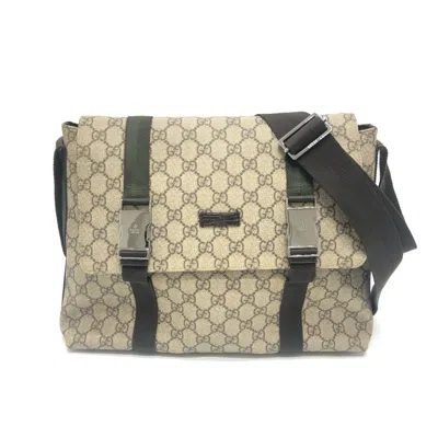 Pre-owned Gucci Brown Gg Canvas Shoulder Bag ()