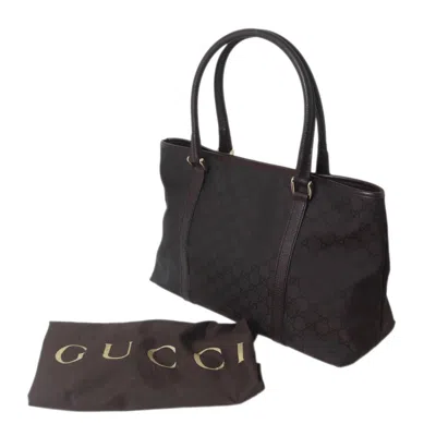 Pre-owned Gucci Brown Gg Canvas Tote Bag ()