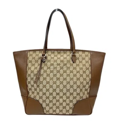 Pre-owned Gucci Brown Gg Canvas Tote Bag ()