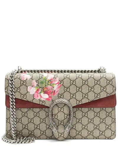 Gucci Brown Gg Supreme Blooms Dionysus Small Shoulder Bag (authentic Pre-  Loved)
