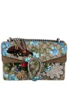 Gucci Brown Gg Supreme Canvas Blooms Print Embroidered Medium Dionysus Shoulder Bag (authentic Pre-l