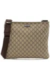 Gucci Brown Gg Supreme Canvas Classic Flat Medium Messenger (authentic Pre-  Loved)