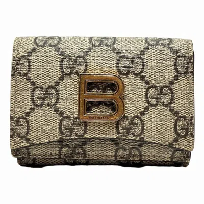 Pre-owned Gucci Brown Gg Supreme Canvas Coin Purse/coin Case ()