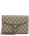 Gucci Brown Gg Supreme Canvas Dionysus Chain Wallet (authentic Pre-loved)