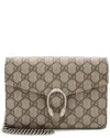 Gucci Brown Gg Supreme Canvas Dionysus Chain Wallet (authentic Pre-loved)