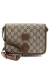 Gucci Brown Gg Supreme Canvas Interlocking G Mini Crossbody (authentic Pre-loved)