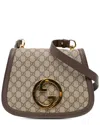 Gucci Brown Gg Supreme Canvas Medium Blondie Crossbody (authentic Pre-loved) In Brown