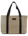 Gucci Brown Gg Supreme Canvas Tote (authentic )